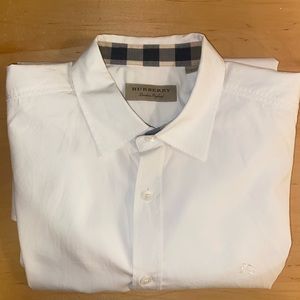 White Burberry shirt